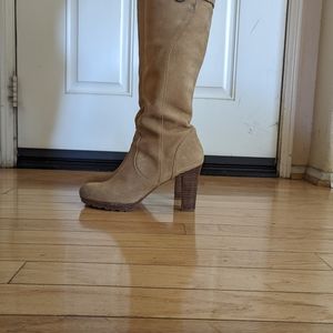 ENZO ANGIOLINI SUEDE BOOTS KNEE 11